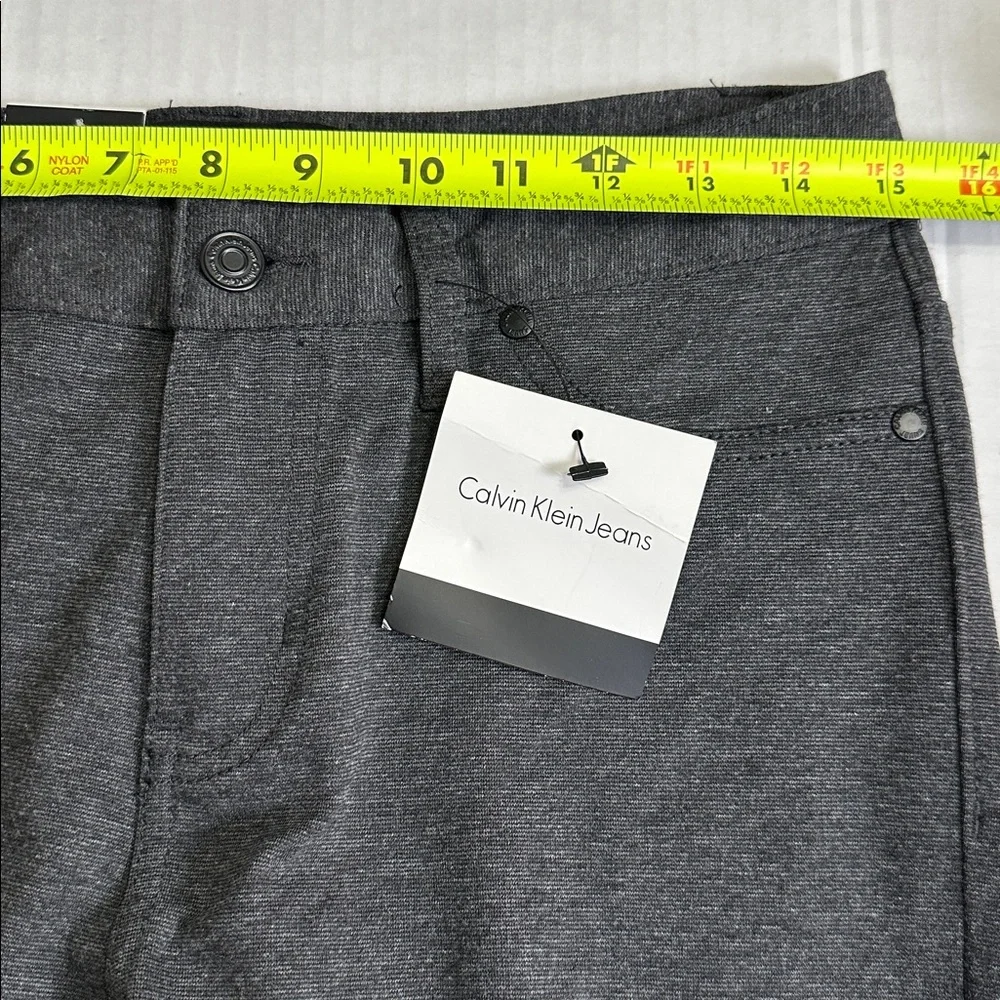 Calvin Klein Knit Jegging Stretch Pants Gray Woman’s 8‎ Pant Work Office NWT